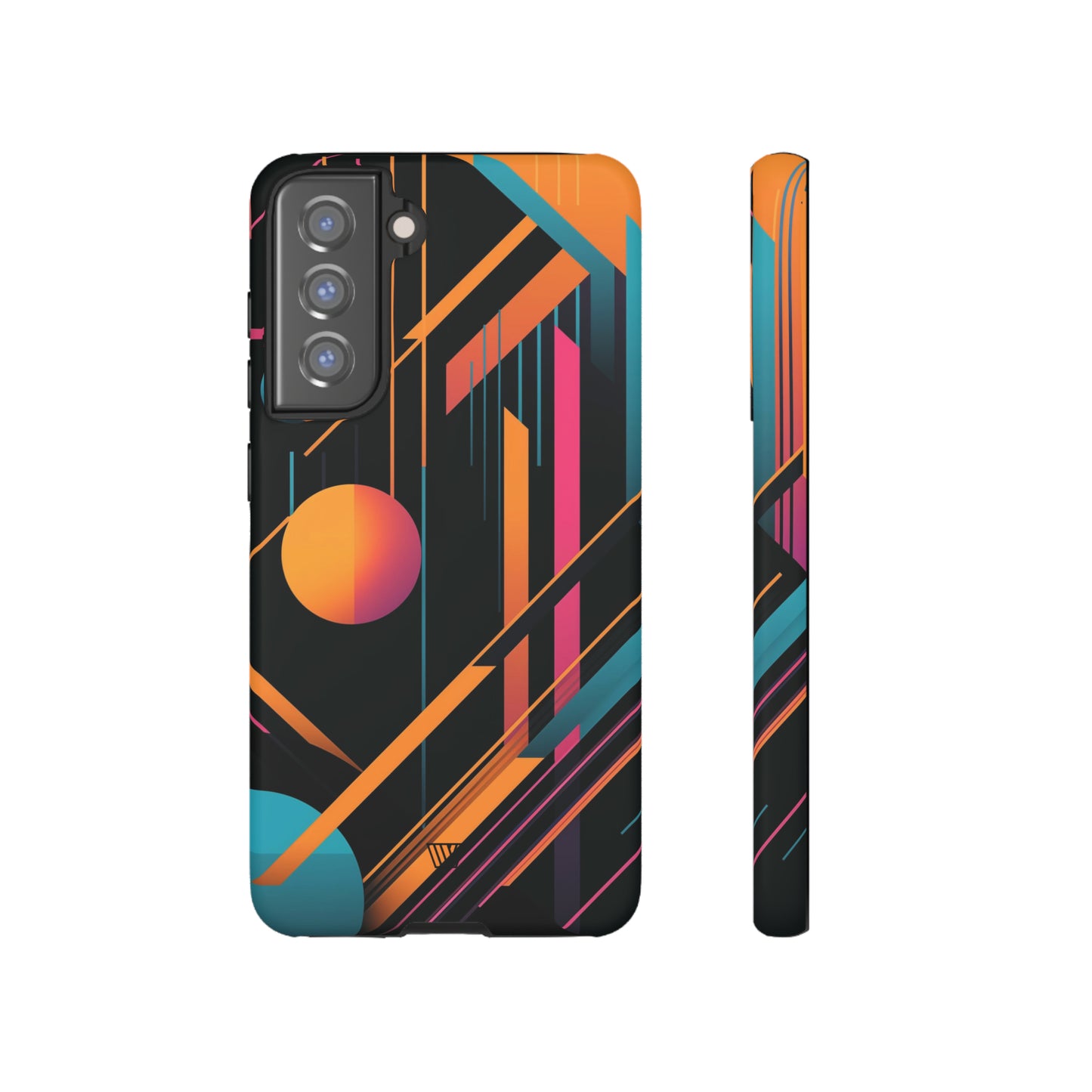 BOLD RETRO LINES | Tough Phone Case - Trovvve