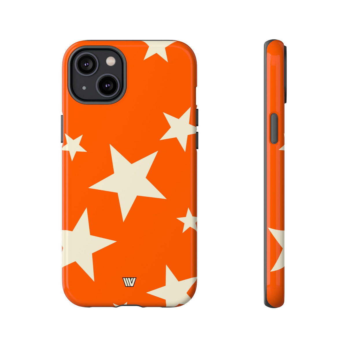 ORANGE BOLD STARS | Tough Phone Case