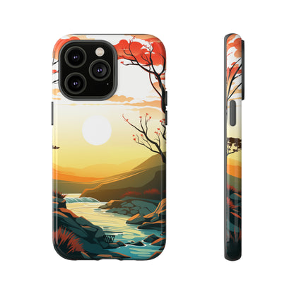 RIVER SUNSET | Tough Phone Case - Trovvve