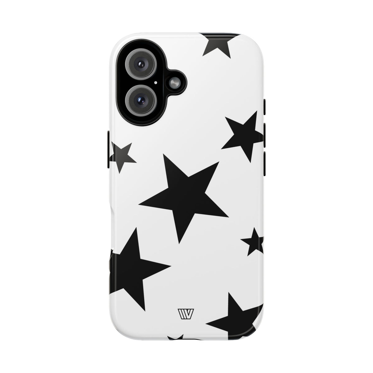 ALL WHITE BOLD STARS | Tough Phone Case