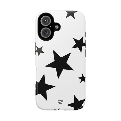 ALL WHITE BOLD STARS | Tough Phone Case