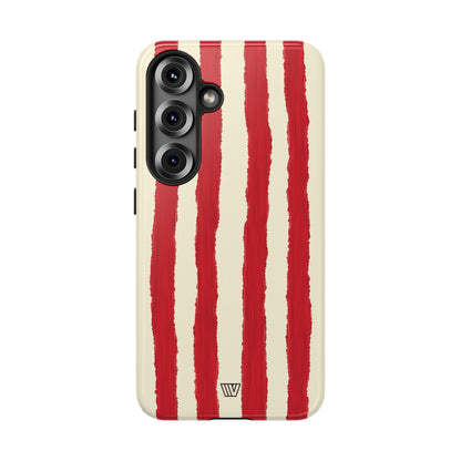 CANDY CANE STRIPE | Tough Phone Case