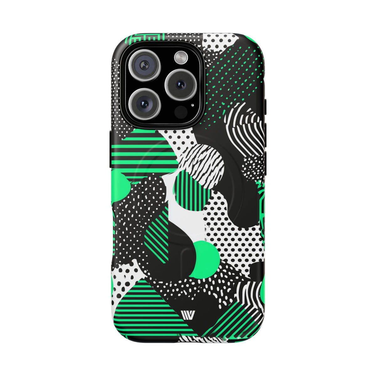 Pattern Clash MagSafe Tough iPhone Case – iPhone 16 Pro, Matte