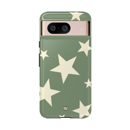 SAGE BOLD STARS | Tough Phone Case