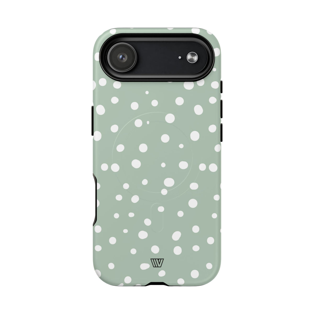 Pastel Green Dots MagSafe Tough iPhone Case – iPhone 17 Air, Matte