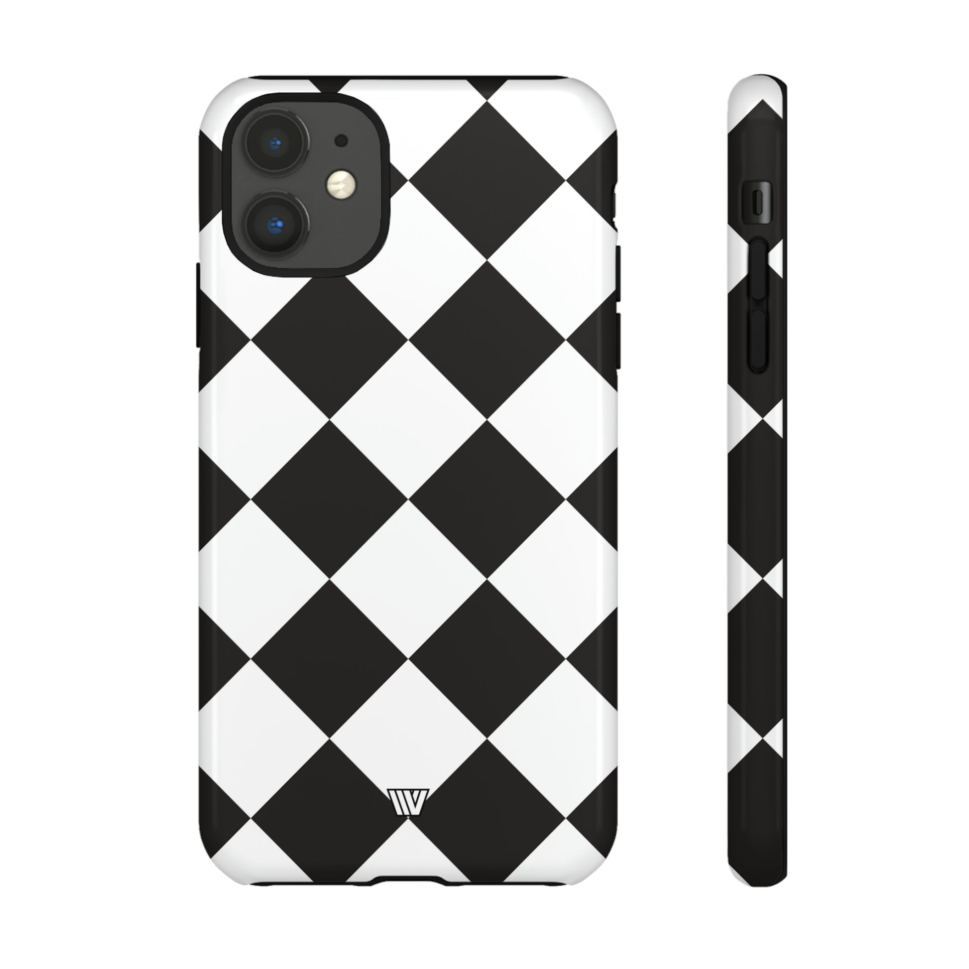 BLACK & WHITE DIAMOND | Tough Phone Case - Trovvve