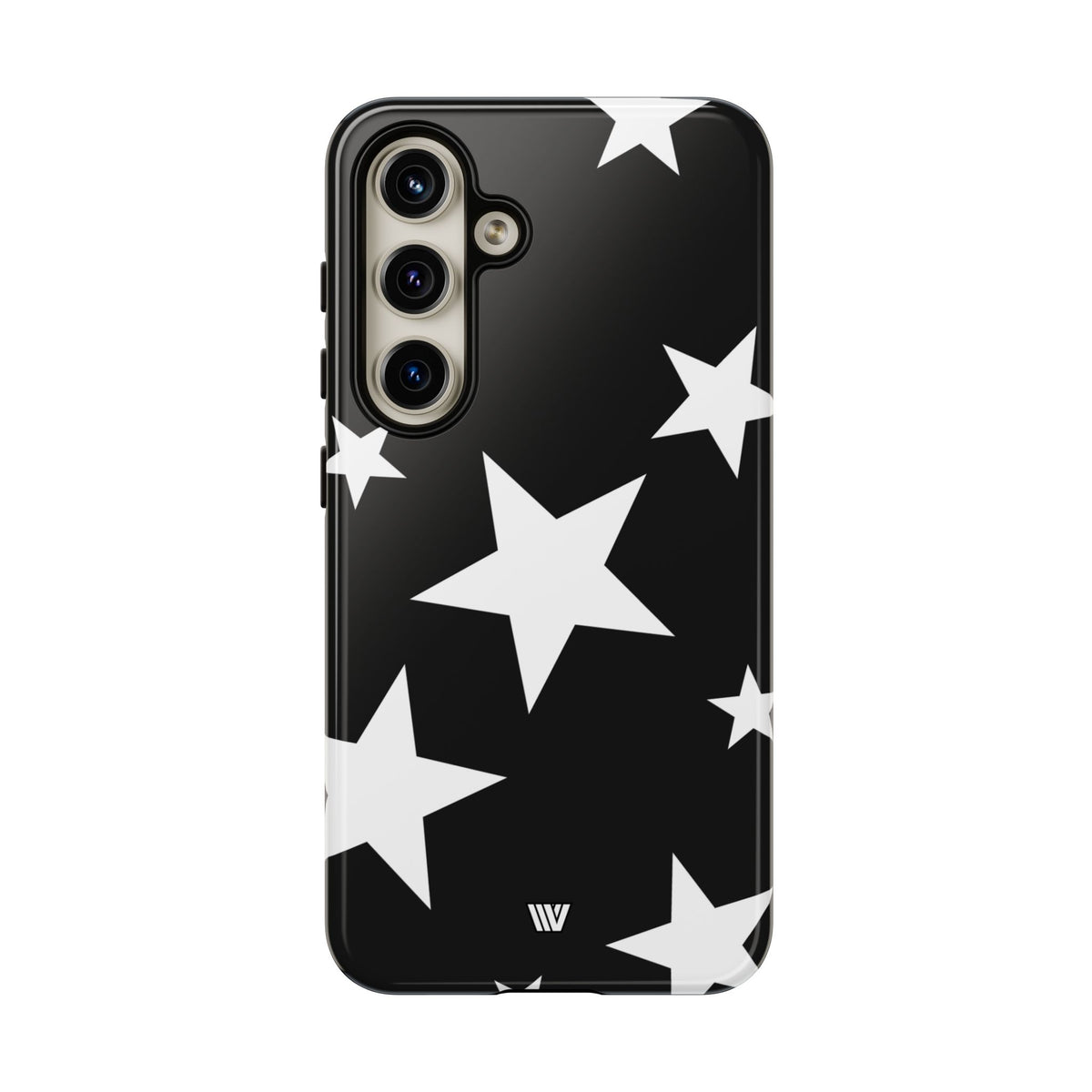 JET BLACK BOLD STARS | Tough Phone Case