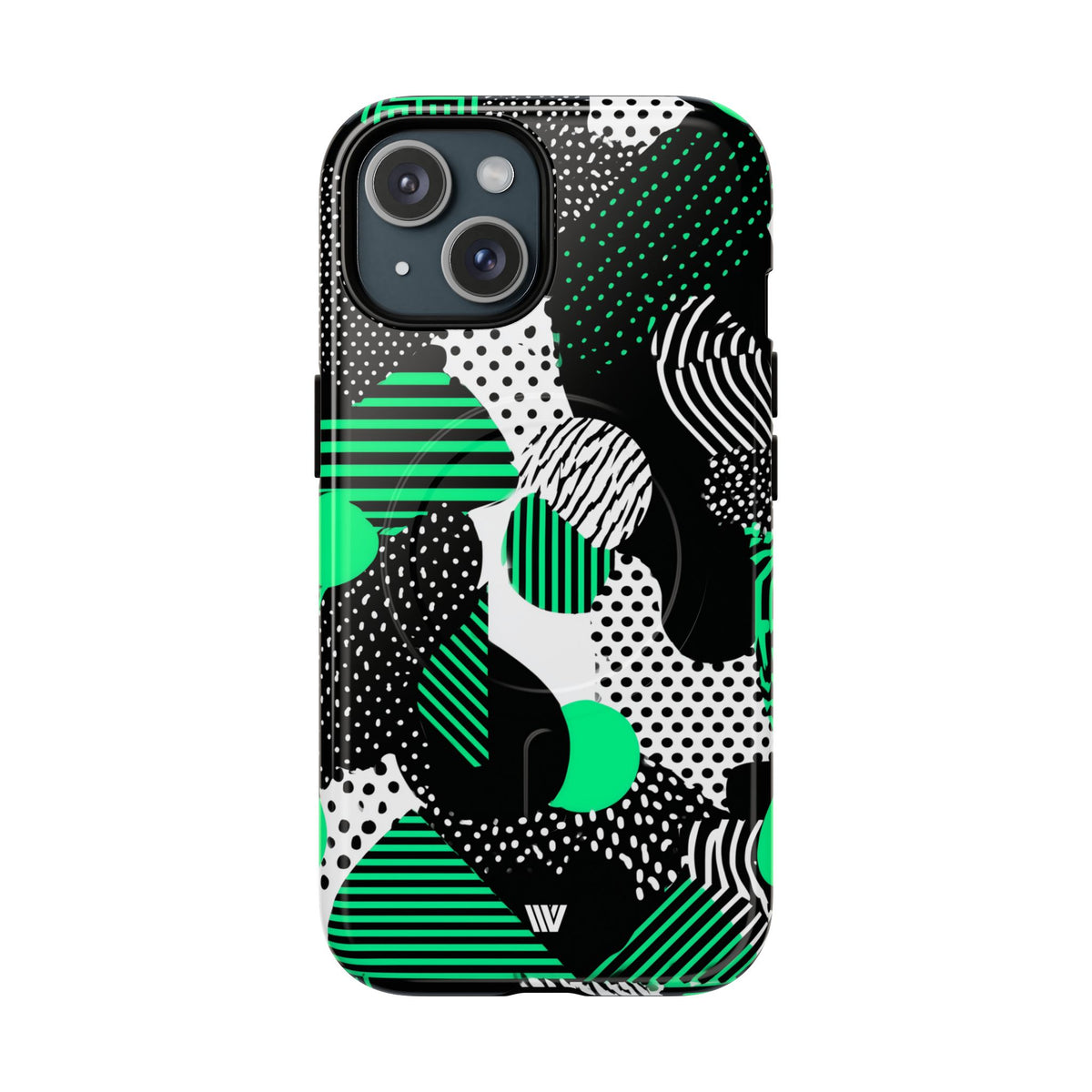 Pattern Clash MagSafe Tough iPhone Case – iPhone 15, Glossy