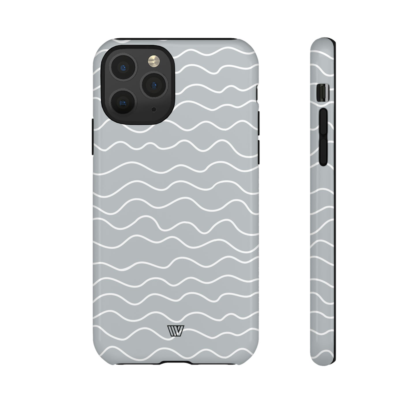 GRAY WAVES | Tough Phone Case