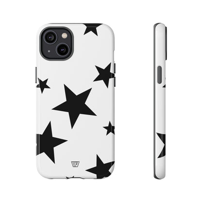 ALL WHITE BOLD STARS | Tough Phone Case