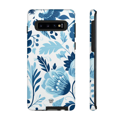 BLUE WHITE FLOWERS | Tough Phone Case - Trovvve