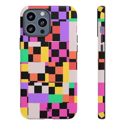 MASHED UP CHECKERBOARD | Tough Phone Case - Trovvve