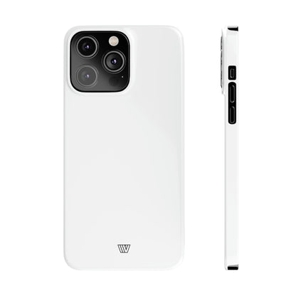 ALL WHITE | Slim iPhone Case