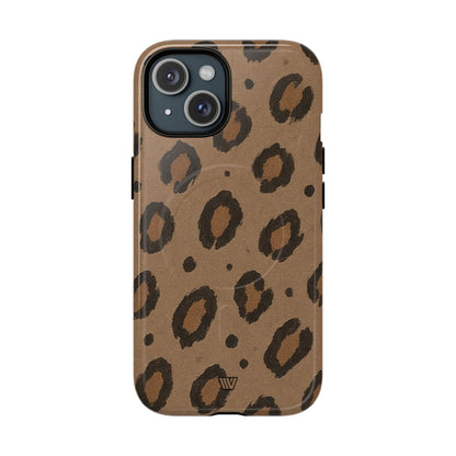 MOCHA LEOPARD | MagSafe Tough iPhone Case