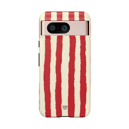 CANDY CANE STRIPE | Tough Phone Case