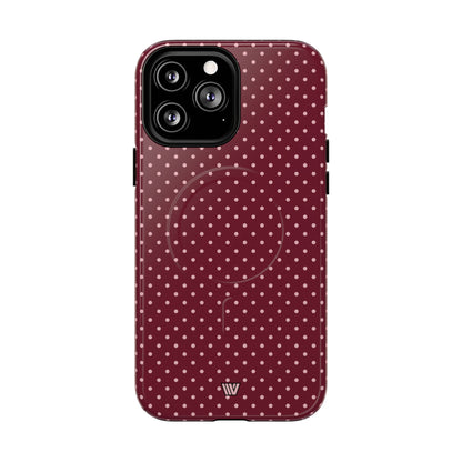 CLARET DOT | MagSafe Tough iPhone Case