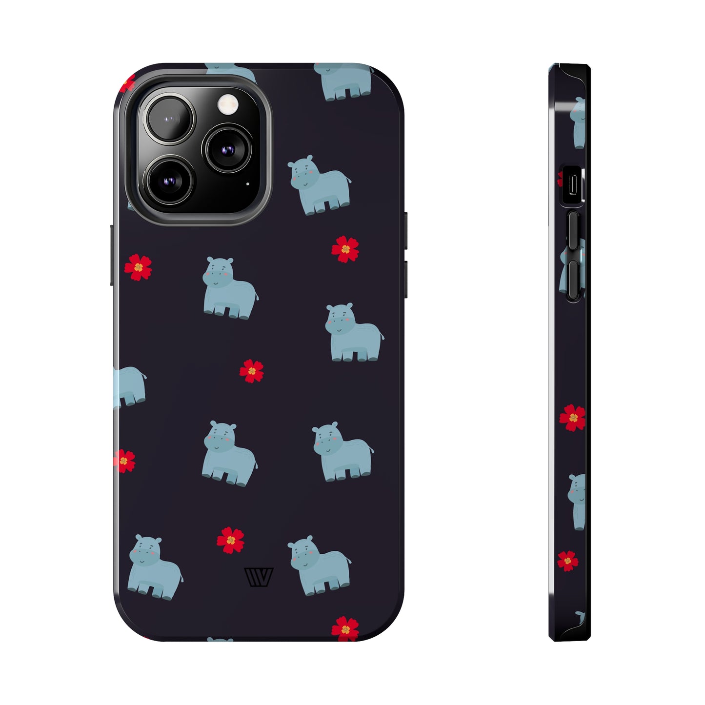 HIPPO PATTERN | Tough iPhone Case - Trovvve