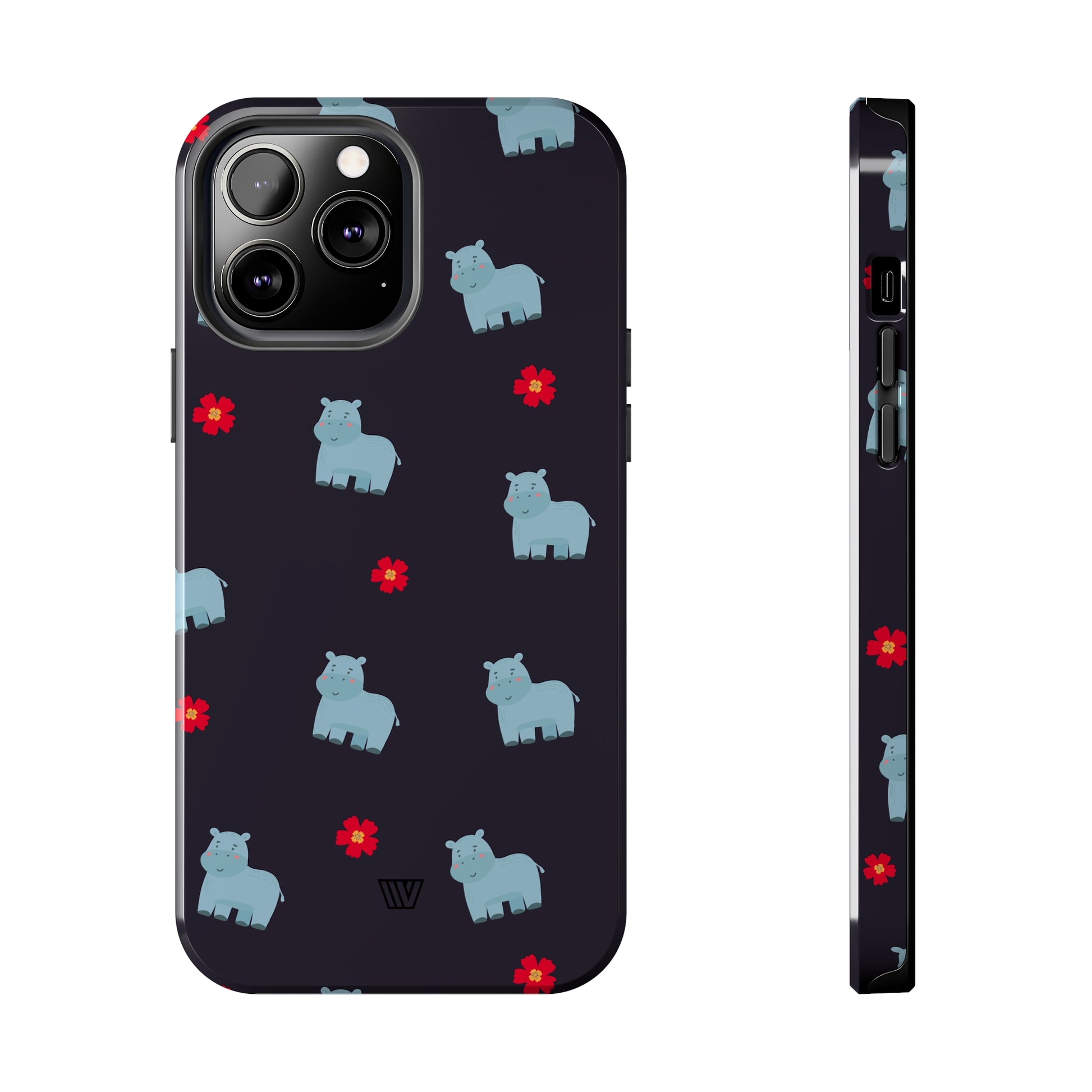 HIPPO PATTERN | Tough iPhone Case - Trovvve