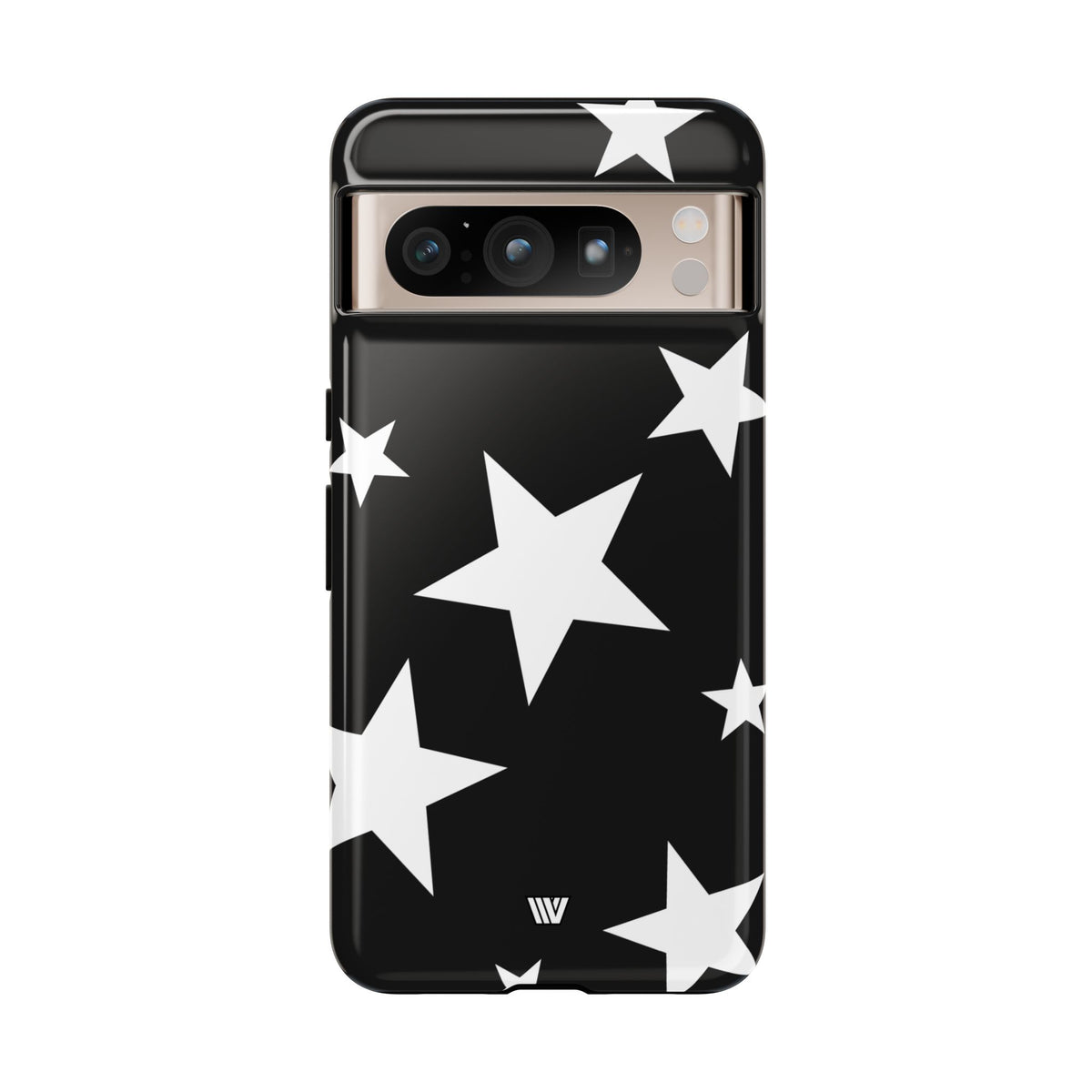 JET BLACK BOLD STARS | Tough Phone Case