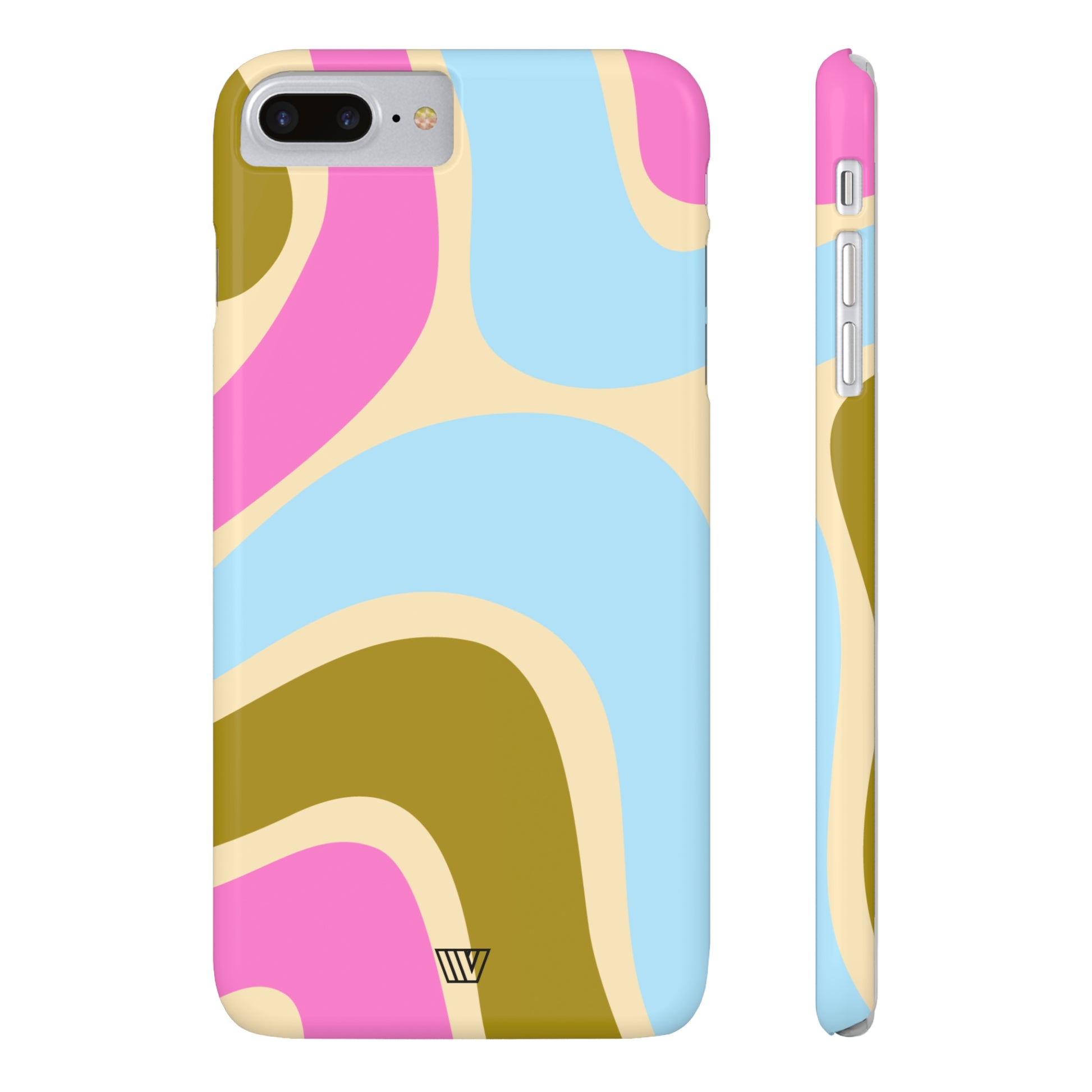 LARGE GROOVY WAVES | Slim iPhone Case - Trovvve