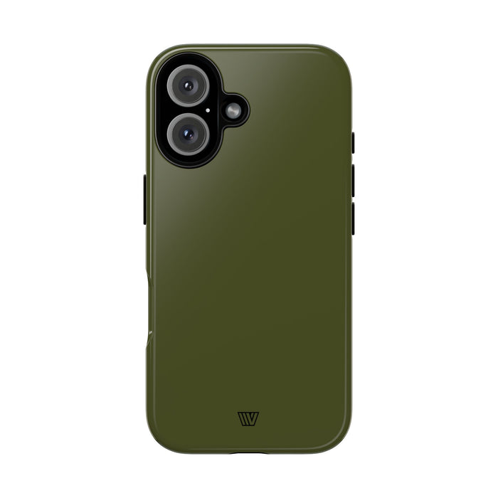 Woodland Green Tough Phone Case – iPhone 16, Glossy