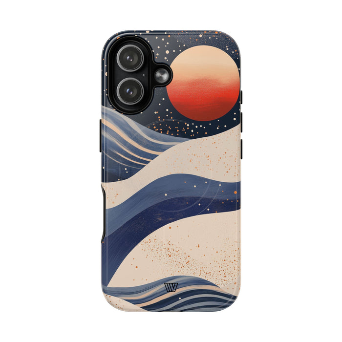 Cosmic Tides MagSafe Tough iPhone Case – iPhone 17, Glossy