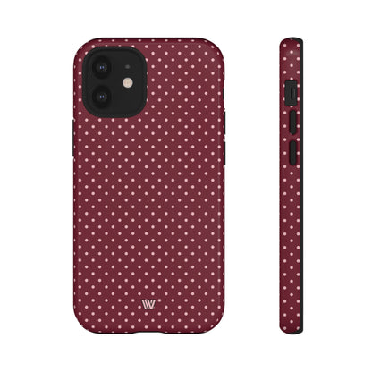 CLARET DOT | Tough Phone Case