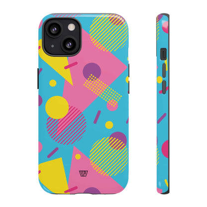 80s / 90s RETO PATTERN LIGHT BLUE | Tough Phone Case