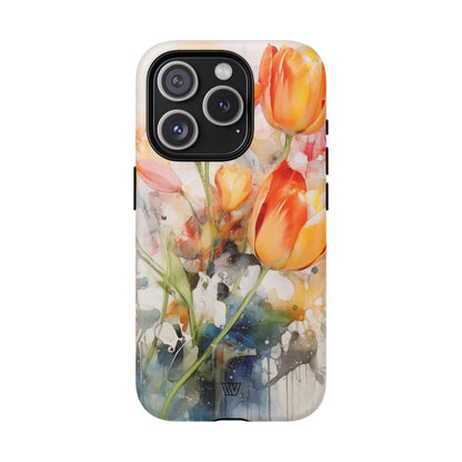 WATERCOLOR TULIPS | MagSafe Tough iPhone Case
