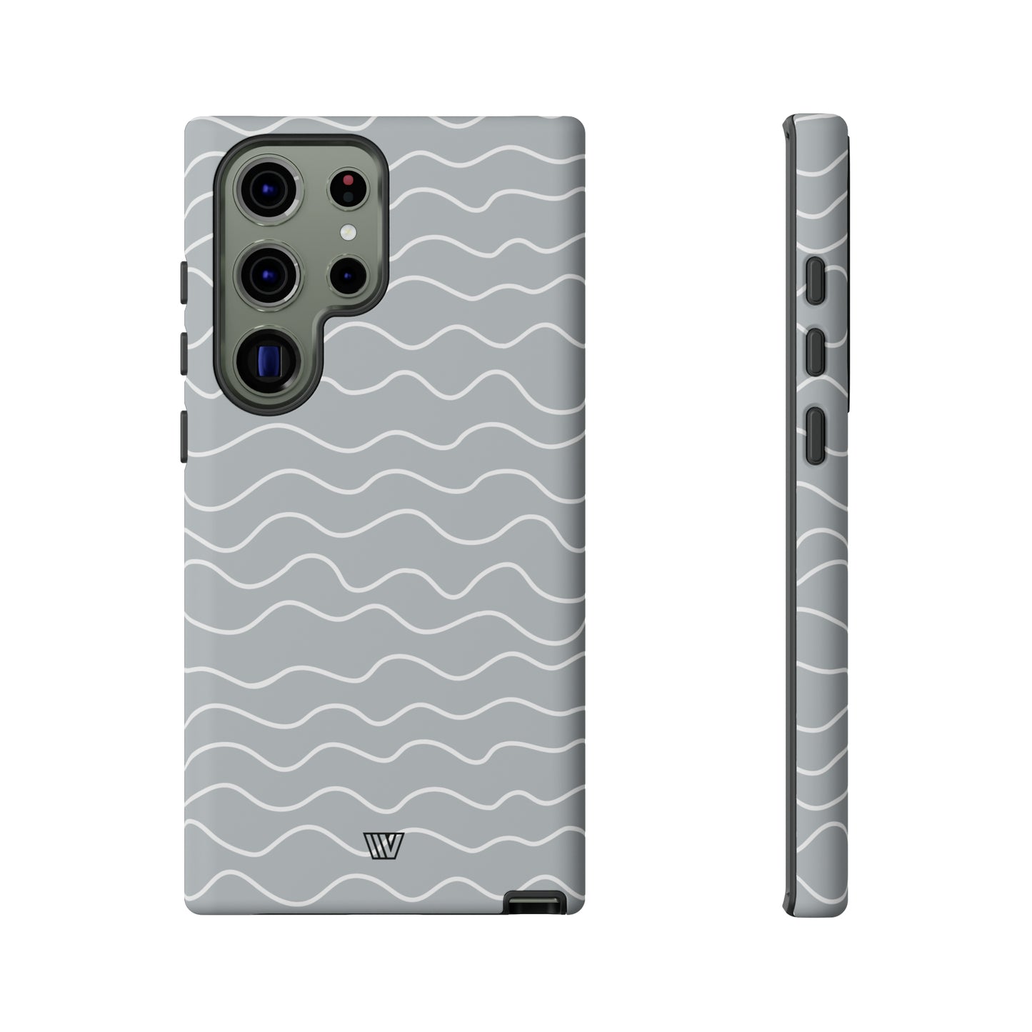 GRAY WAVES | Tough Phone Case