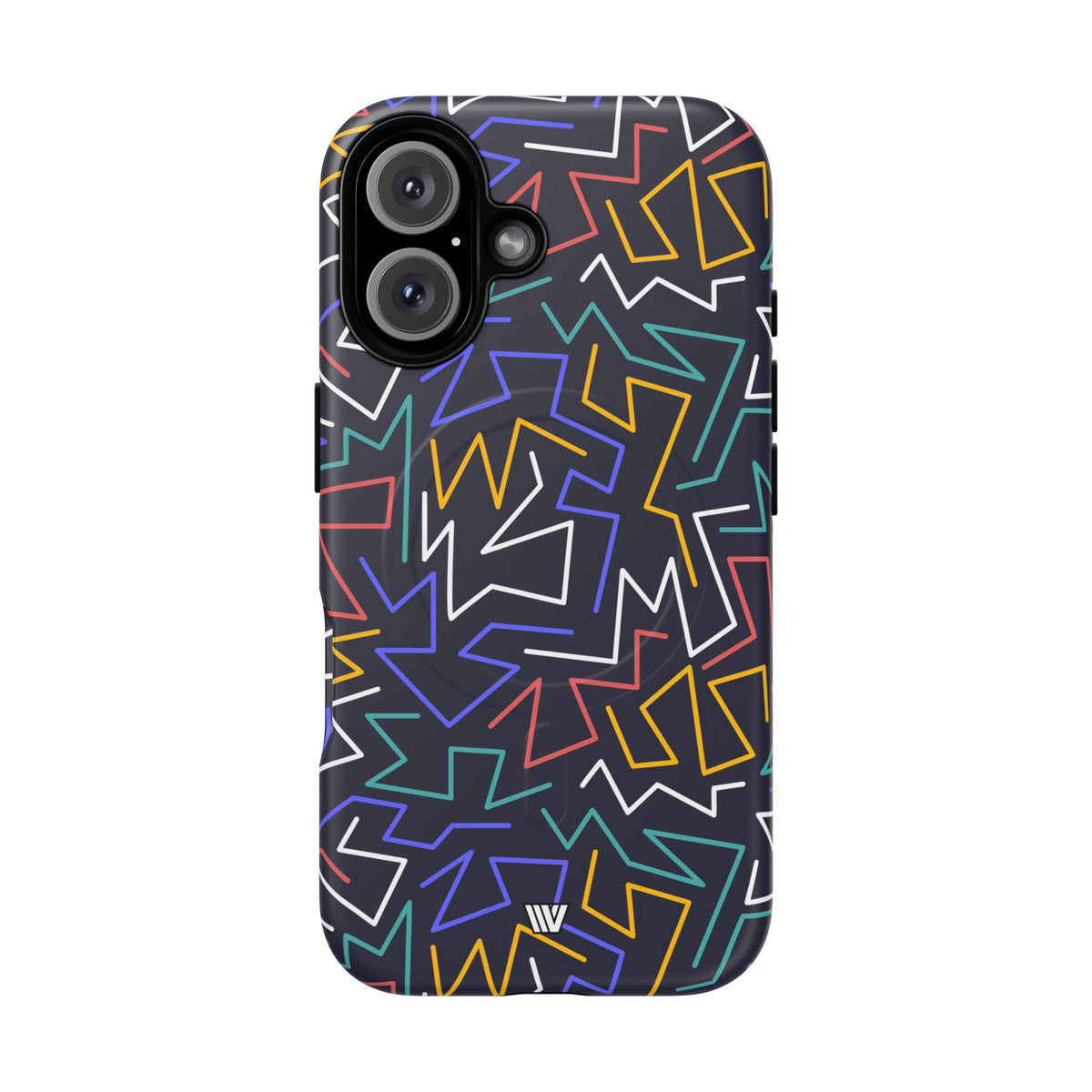 Zigzag Night MagSafe Tough iPhone Case – iPhone 16, Matte