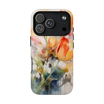 WATERCOLOR TULIPS | MagSafe Tough iPhone Case