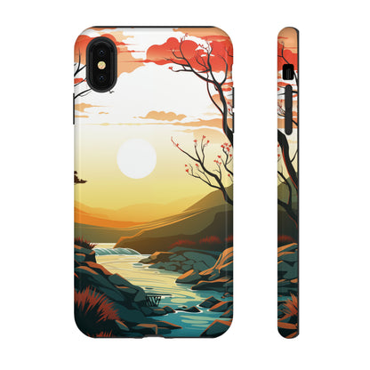 RIVER SUNSET | Tough Phone Case - Trovvve