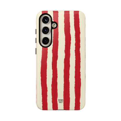 CANDY CANE STRIPE | Tough Phone Case
