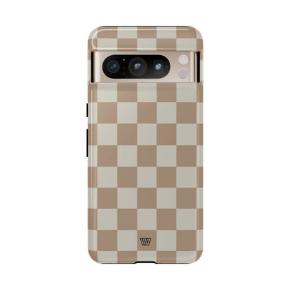 NEUTRAL CHECKERBOARD | Tough Phone Case