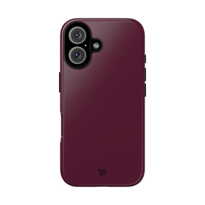 Wine Berry Tough Phone Case – iPhone 16, Glossy