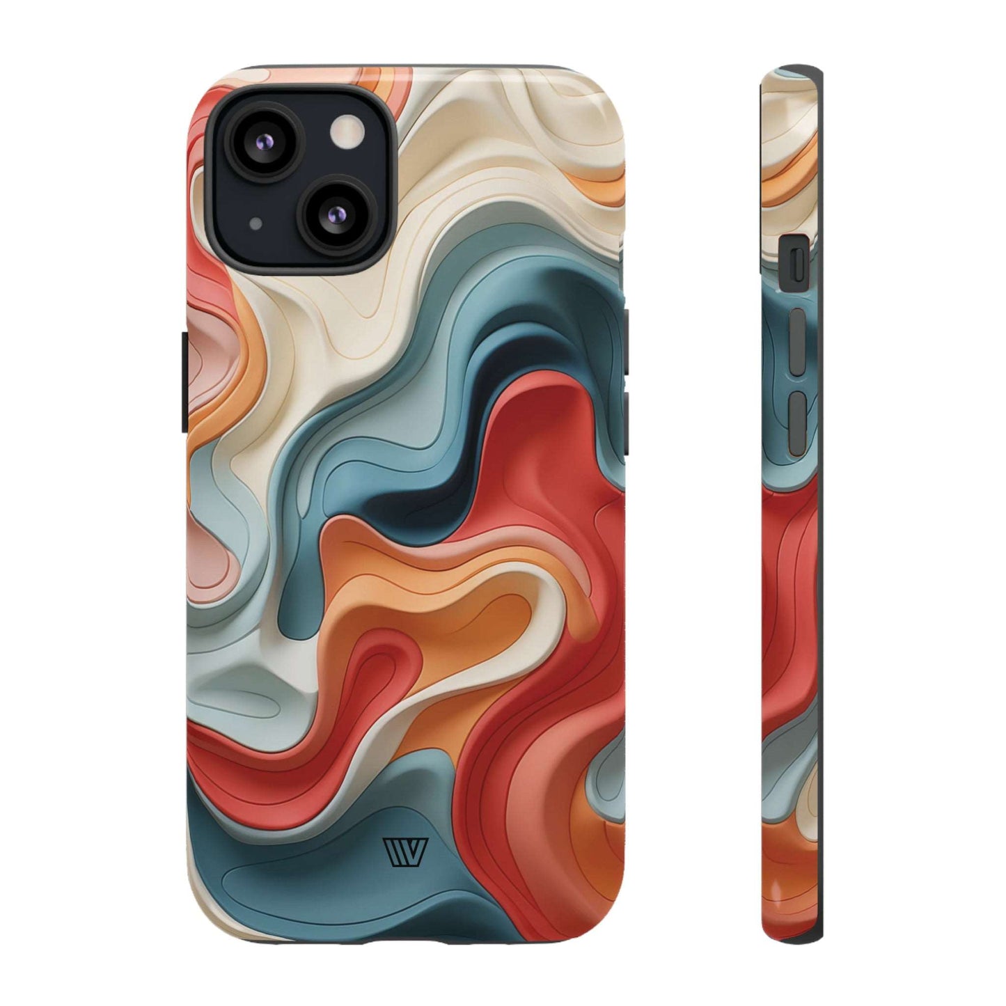 3D COLORFUL CLAY | Tough Phone Case - Trovvve