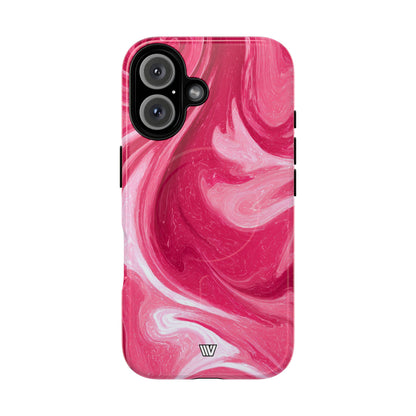 Strawberry Storm MagSafe Tough iPhone Case – iPhone 16, Glossy