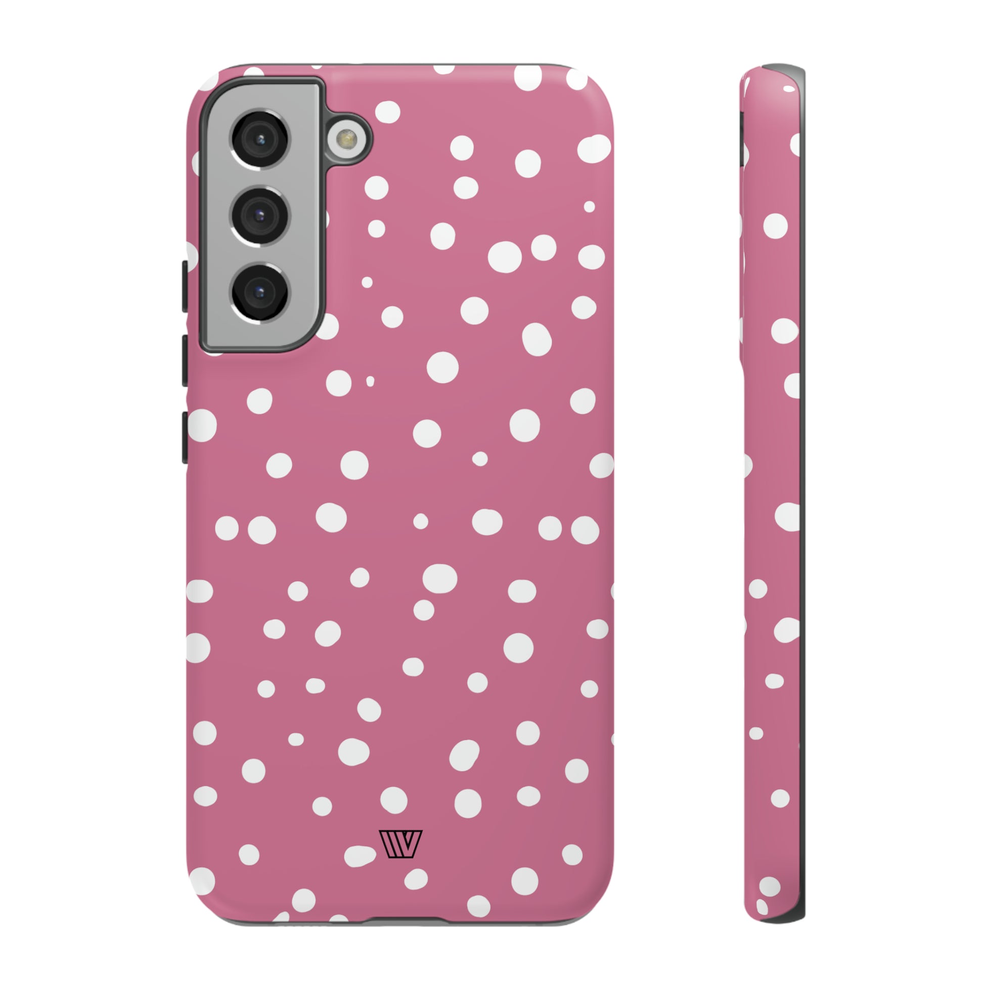 BLUSH RED DOTS | Tough Phone Case - Trovvve