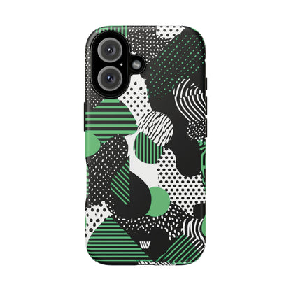 Pattern Clash Tough Phone Case – iPhone 16, Matte