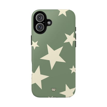 SAGE BOLD STARS | Tough Phone Case