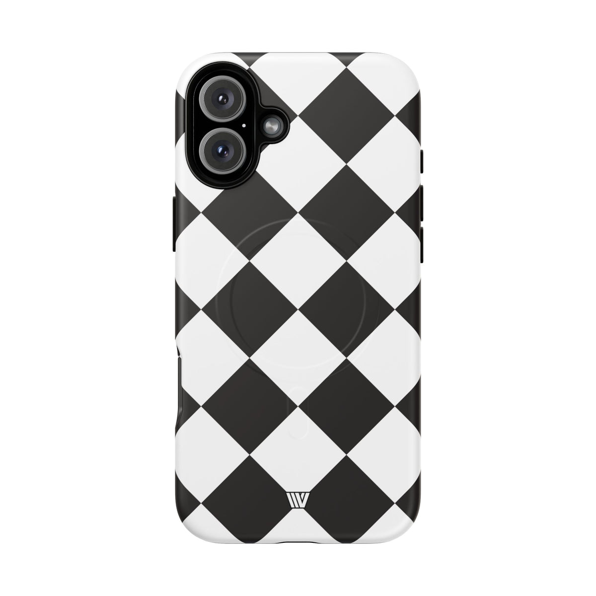 BLACK & WHITE DIAMOND | MagSafe Tough iPhone Case