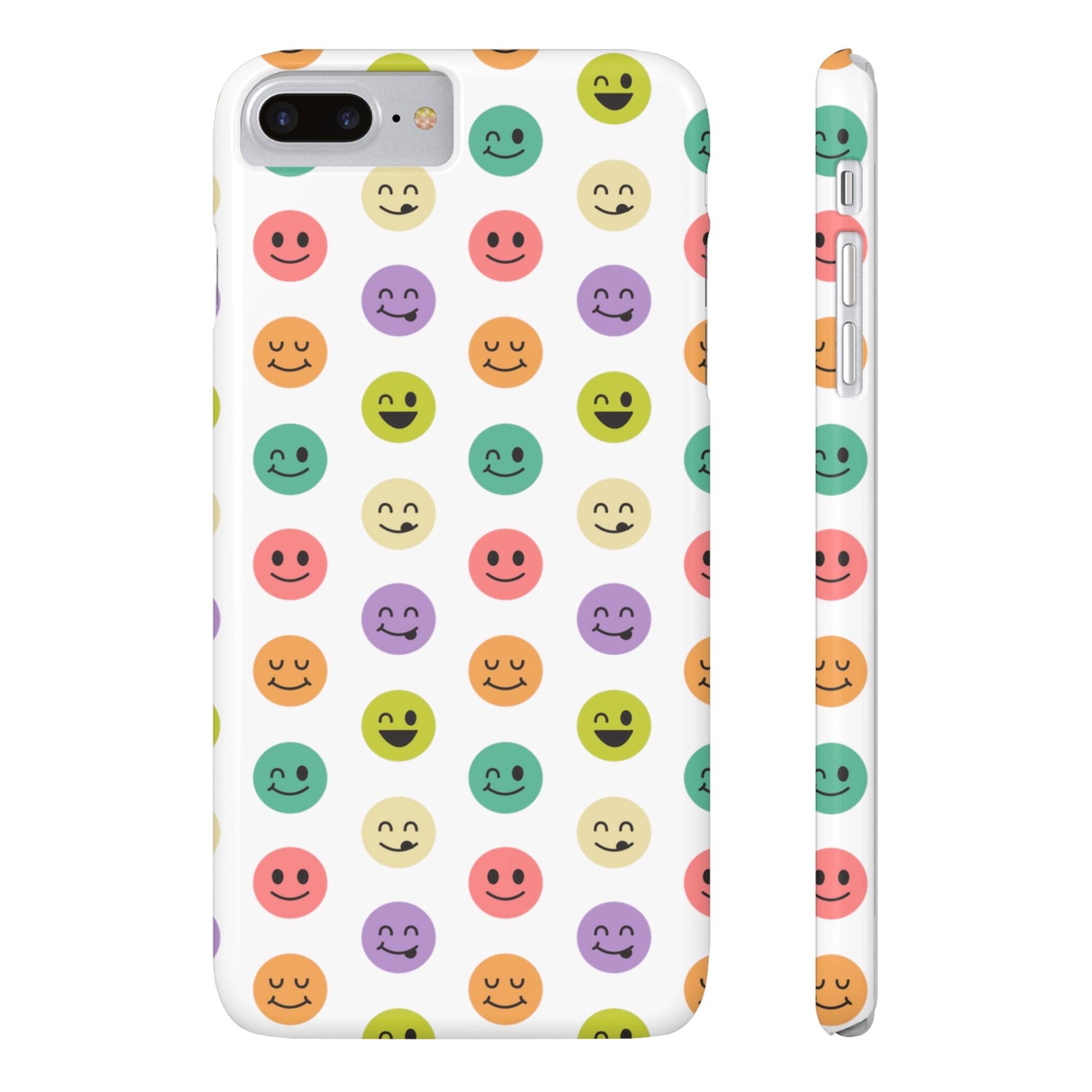 SMILEY FACE PATTERN | Slim iPhone Case - Trovvve