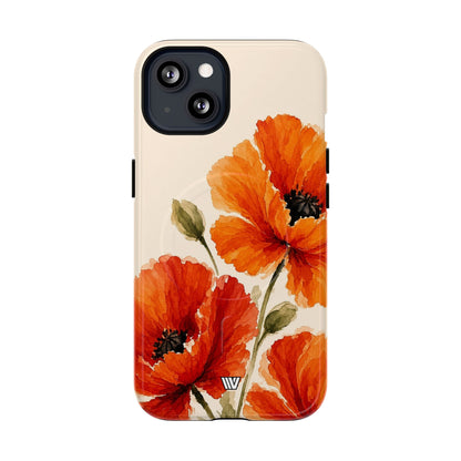 WILD POPPIES | MagSafe Tough iPhone Case