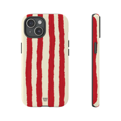 CANDY CANE STRIPE | Tough Phone Case