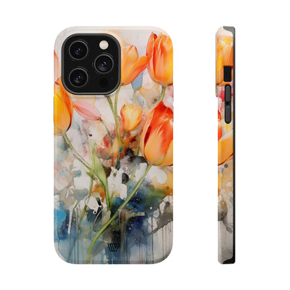 WATERCOLOR TULIPS | MagSafe Tough Phone Case