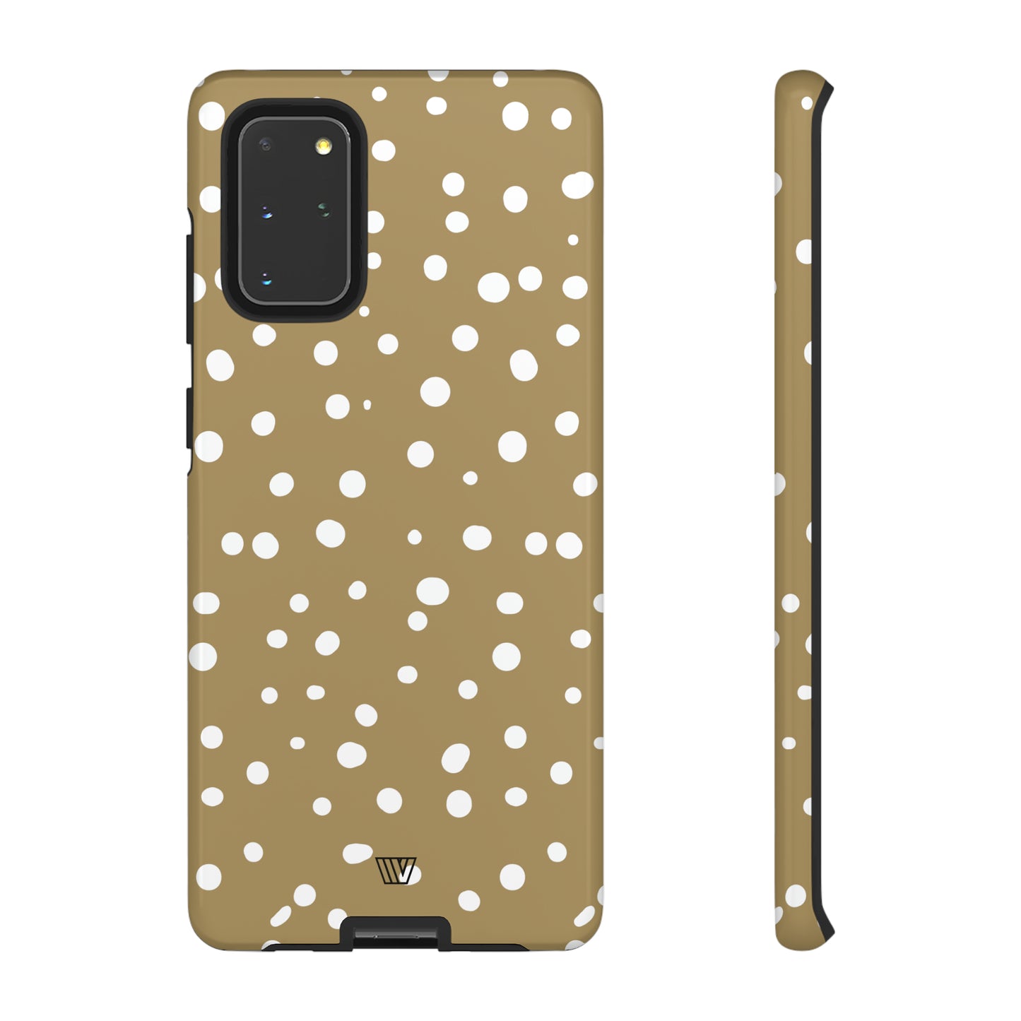 DARK BEIGE DOTS | Tough Phone Case - Trovvve