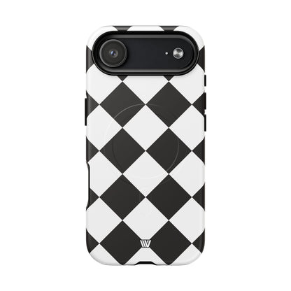 BLACK & WHITE DIAMOND | MagSafe Tough iPhone Case
