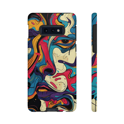 PAINT SWIRL FACE | Tough Phone Case