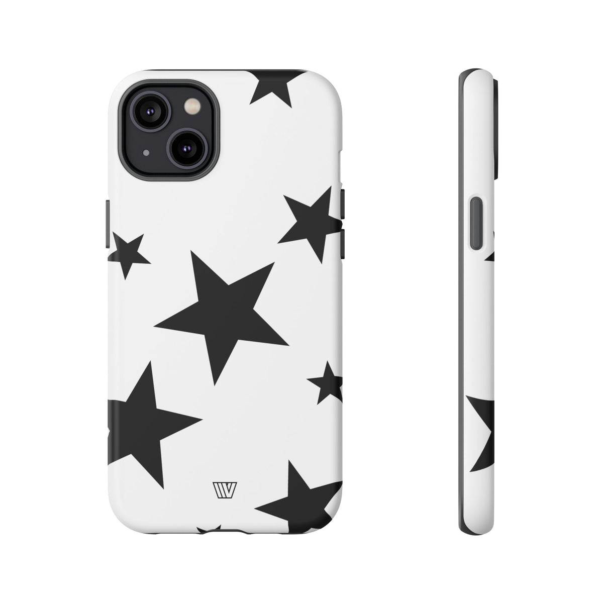 ALL WHITE BOLD STARS | Tough Phone Case